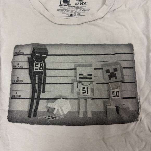 Minecraft Line Up t-shirt - Picture 4 of 6
